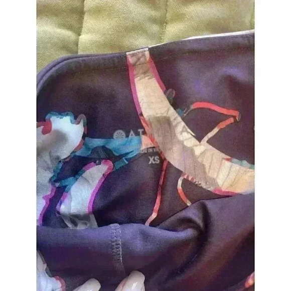 Athleta Salutation Stash Pocket Magnolia Floral Tight Leggings, Womens size XS - Picture 6 of 6